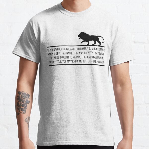 Citation d'Aslan // Narnia, CS Lewis T-shirt classique