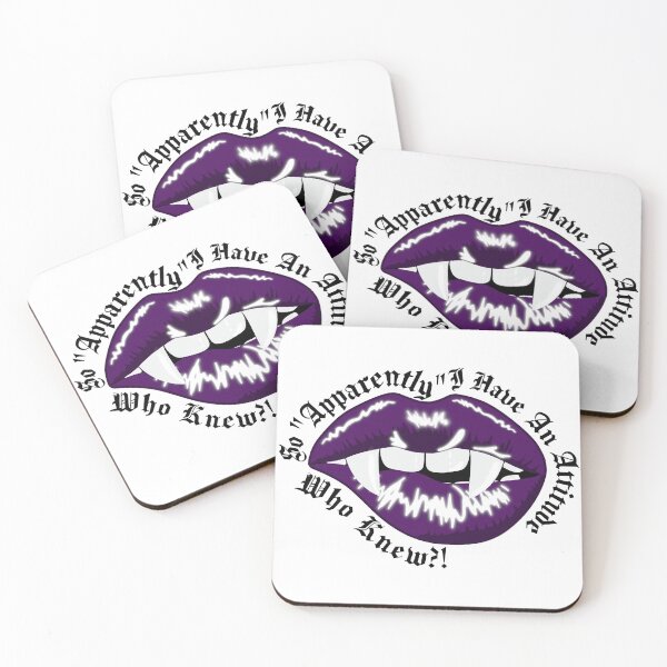 Item preview, So Apparently I Have An Attitude - Vampire Goth Lips designed and sold by RabbitLair.