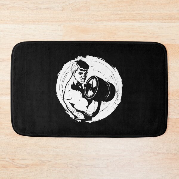 Item preview, Strongman vegan gym dumbbells biceps workout designed and sold by Nessshirts.