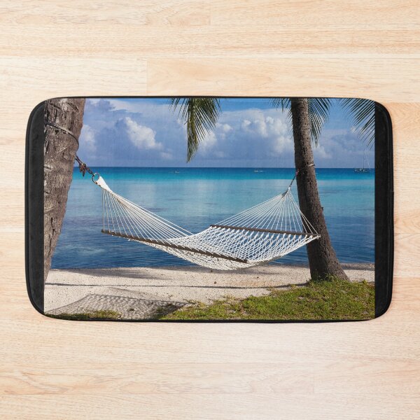 Item preview, A Hammock Tied Between Two Palm Trees on Rangiroa In French Polynesia designed and sold by Diane Macdonald.