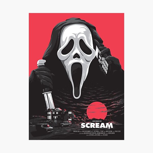 Scream poster Photographic Print