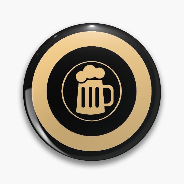 Item preview, Captain Beer logo black solo designed and sold by Dkrode.