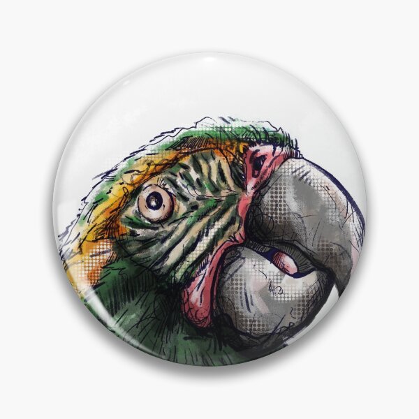 Item preview, Macaw Parrot Illustration designed and sold by juicycreations.