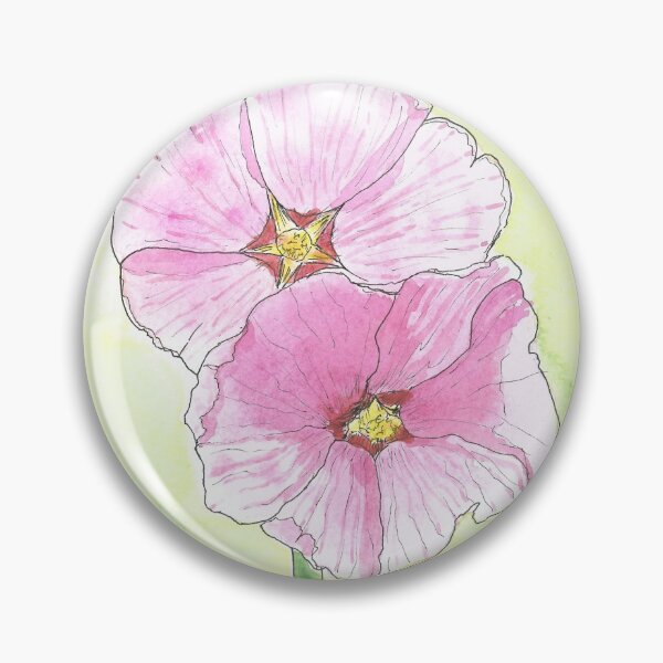 Item preview, Hollyhock and rose designed and sold by mythicartist.