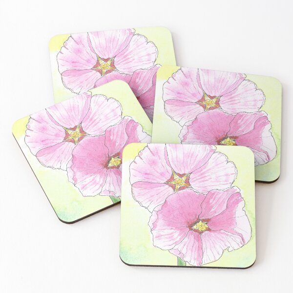 Item preview, Hollyhock and rose designed and sold by mythicartist.