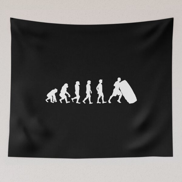Item preview, Strongman tires workout Evolution funny gym gift designed and sold by Nessshirts.