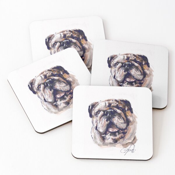 Item preview, English Bulldog Illustration designed and sold by juicycreations.