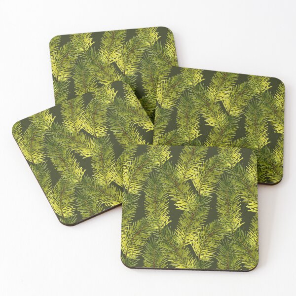 Item preview, Spruce branch pattern. Christmas tree greenery designed and sold by TanyaMakesART.