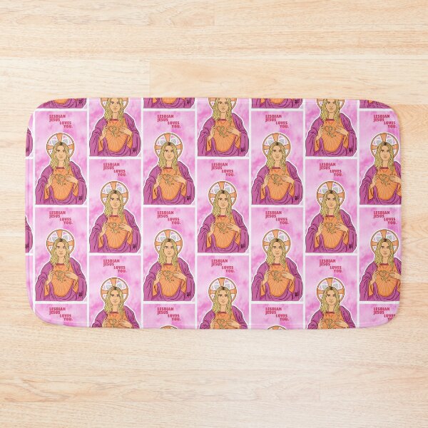 Item preview, Lesbian Jesus stamp designed and sold by Rey Rey .