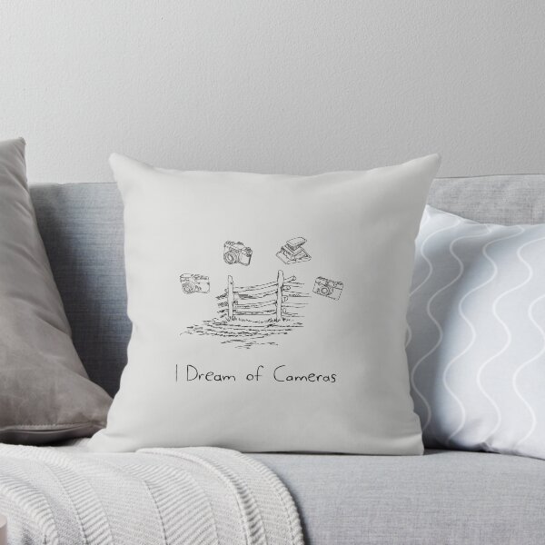 Item preview, I Dream of Cameras (black) designed and sold by 52 Stitches.