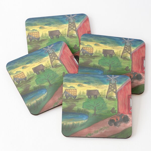 Item preview, Red Barn designed and sold by thestarzart.
