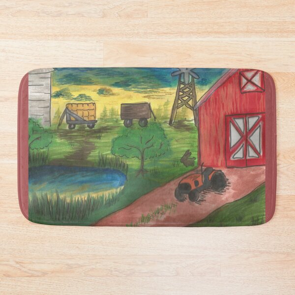Item preview, Red Barn designed and sold by thestarzart.