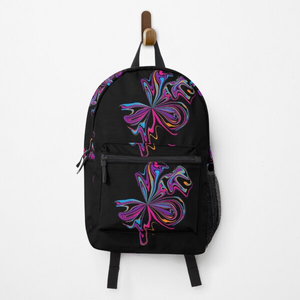 Item preview, Pink Black Blue Abstract designed and sold by Lucky-Town-Art.