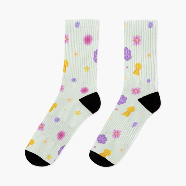 Item preview, flower pattern with yellow, purple,cream colour designed and sold by JUYET656.