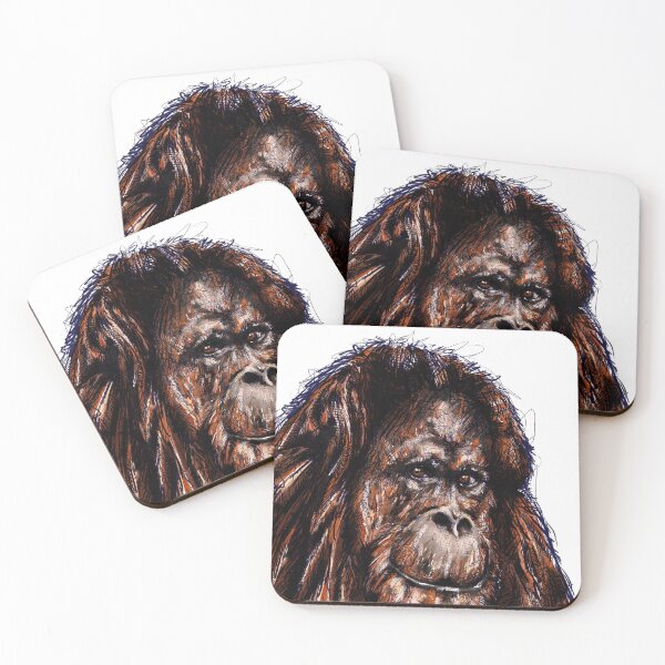 Item preview, Sumatran Orangutan Illustration designed and sold by juicycreations.