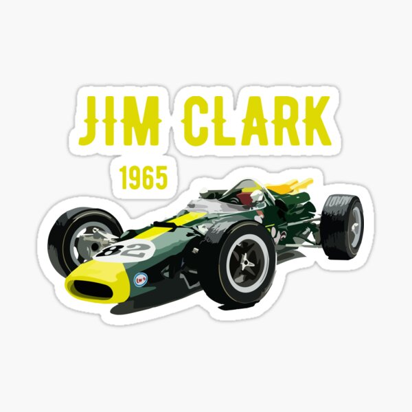 Jim Clark 1965 Lotus 38 Sticker