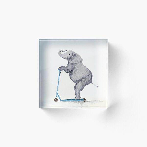 Item preview, Elephant on a Scooter designed and sold by Gillian Cross.