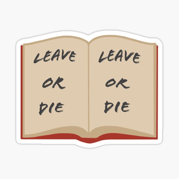 Ghost Writing Phasmophobia Sticker