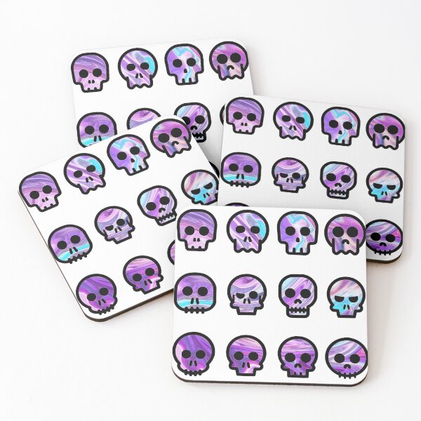 Item preview, Holographic Skulls  designed and sold by MayaTauber.