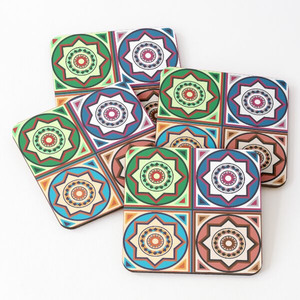 Item preview, Colourful Tile Seamless Pattern Nr 3 designed and sold by paulatschy.