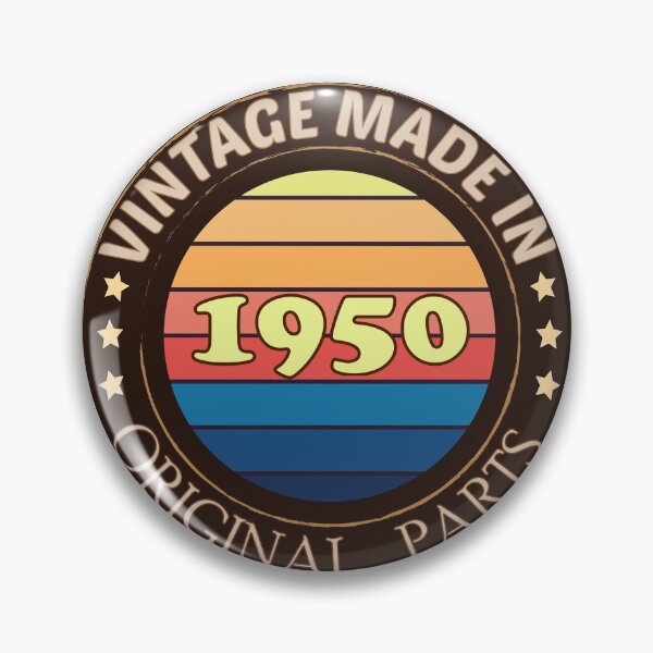 Item preview, Made In 1950 Original Parts birthday gift for parents and friends  designed and sold by windesan.