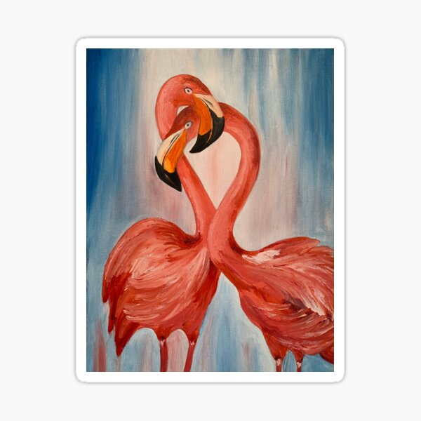 Sticker Rosa Flamingo Drucken Redbubble