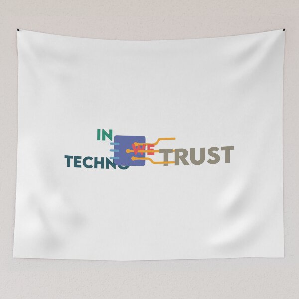 Item preview, In Techno We Trust designed and sold by quarantineshop.
