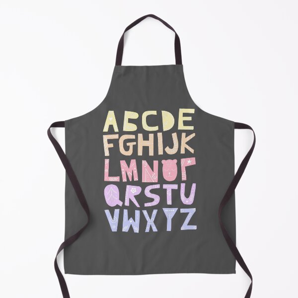 Item preview, Decorated Alphabet (pastel colors) designed and sold by Ofeefee.