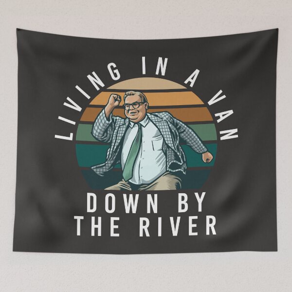 Item preview, Chris Farley Living in a van down by the river. Birthday party gifts. Officially licensed merch. designed and sold by chrlalexandru.