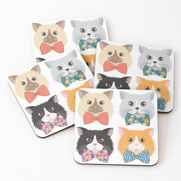 Item preview, Cool Cats in Bowties designed and sold by ScarletCrownArt.