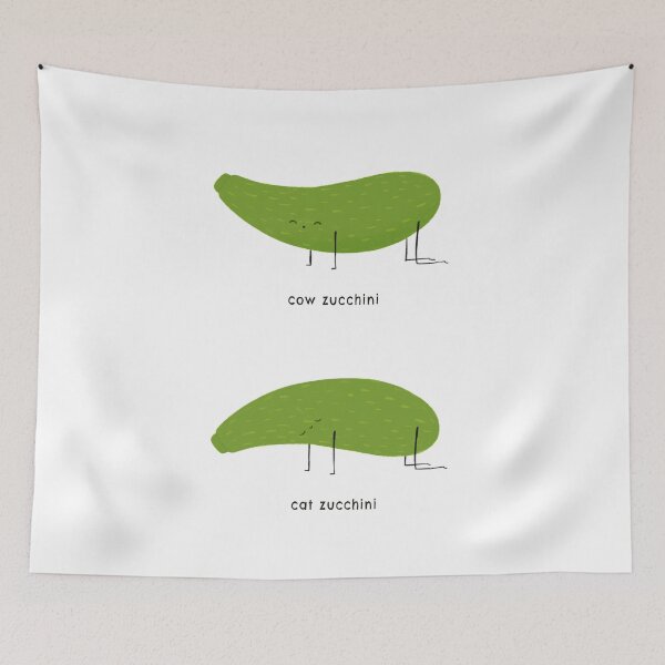 Item preview, Cow cat zucchini designed and sold by rocioalb.