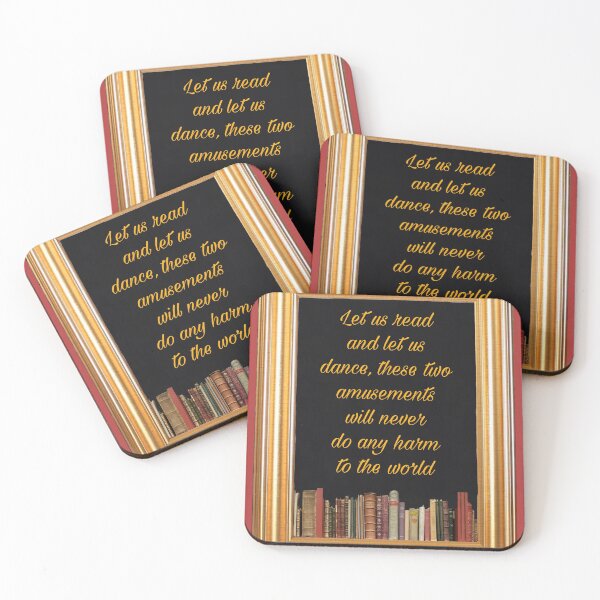 Item preview, Reading and dancing by Voltaire designed and sold by Pelikancrazy.