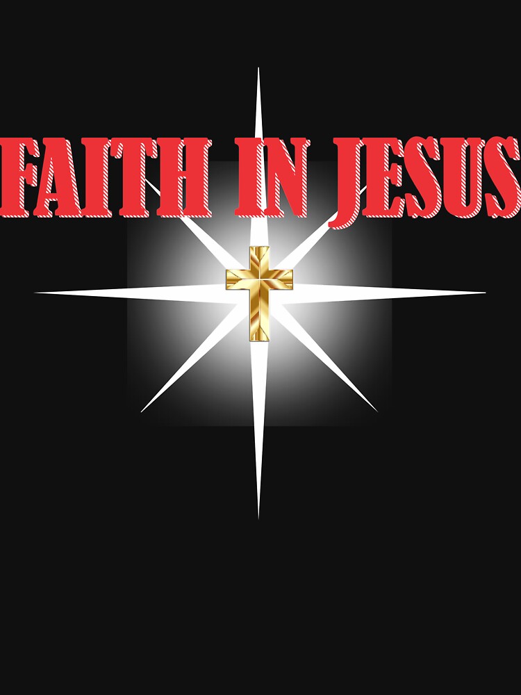 Thumbnail 7 of 7, Active T-Shirt, Faith In Jesus only ! designed and sold by JeanJohnJohn.
