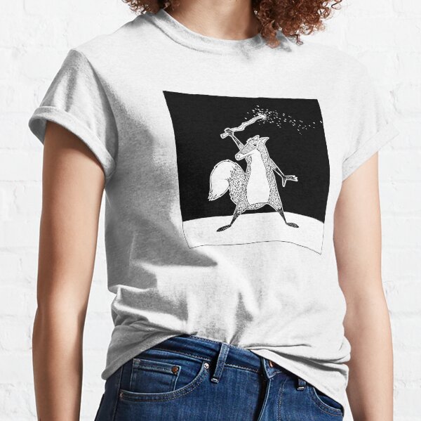 A magical fox finds the wand of turmoil. Classic T-Shirt