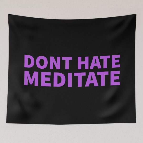 Item preview, Dont hate meditate 2  (black) designed and sold by cute105.