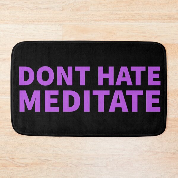 Item preview, Dont hate meditate 2  (black) designed and sold by cute105.