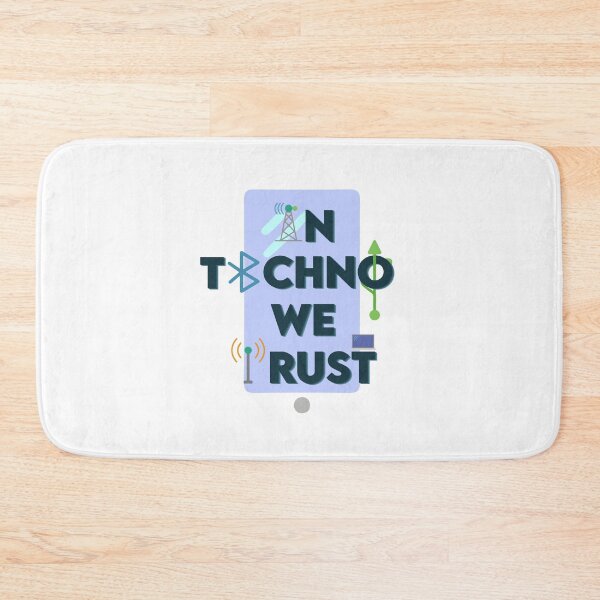 Item preview, In Techno We Trust designed and sold by quarantineshop.