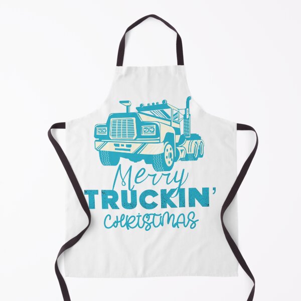 Item preview, Merry Truckin Christmas Blue Festive Gift For Trucker Truck Driver designed and sold by Sunny Collections.