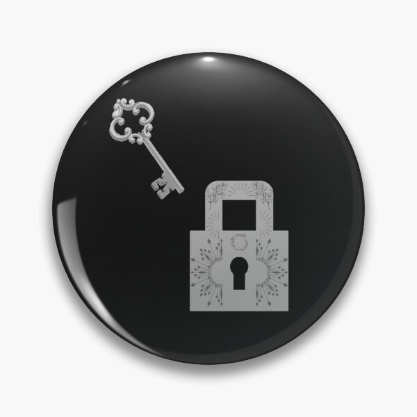 Item preview, Silver Lock and Key Password Apparels and Home Products designed and sold by Taharat  Tazrin.