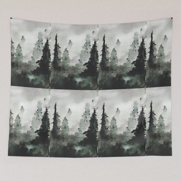 Item preview, Watercolor trees designed and sold by TableArt.