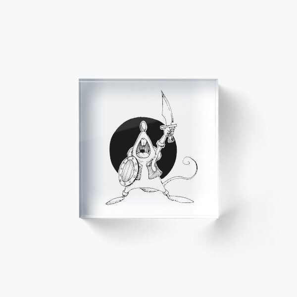 Warrior Mouse Acrylic Block