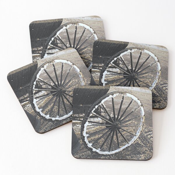 Item preview, Amish Wagon wheel in Winter designed and sold by Billlee.