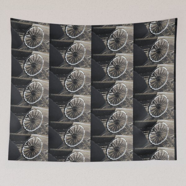 Item preview, Amish Wagon wheel in Winter designed and sold by Billlee.