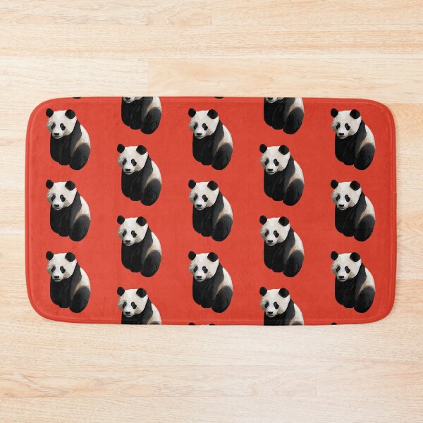 Item preview, Chili Red - Realistic Giant Panda Illustration designed and sold by Amanda Roos.