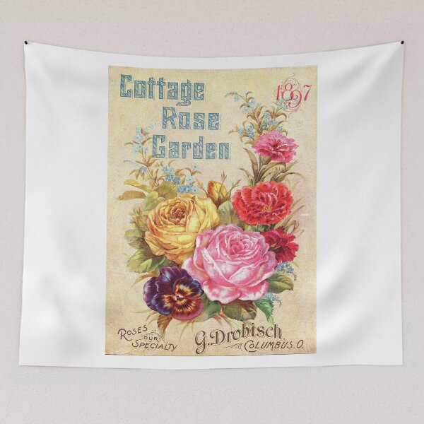 Item preview, Pansies, Roses - Drobisch 1897 designed and sold by killies.