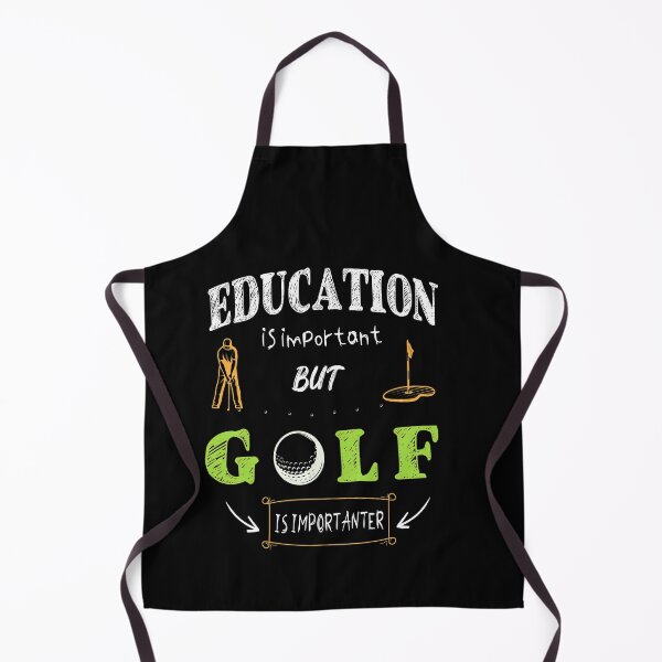 Item preview, Education is Important but golf is Importanter.perfect cool funny gift quote for golf lovers Design hand drawn Creative Idea for Mother Dad friend. designed and sold by Ghostmirou.