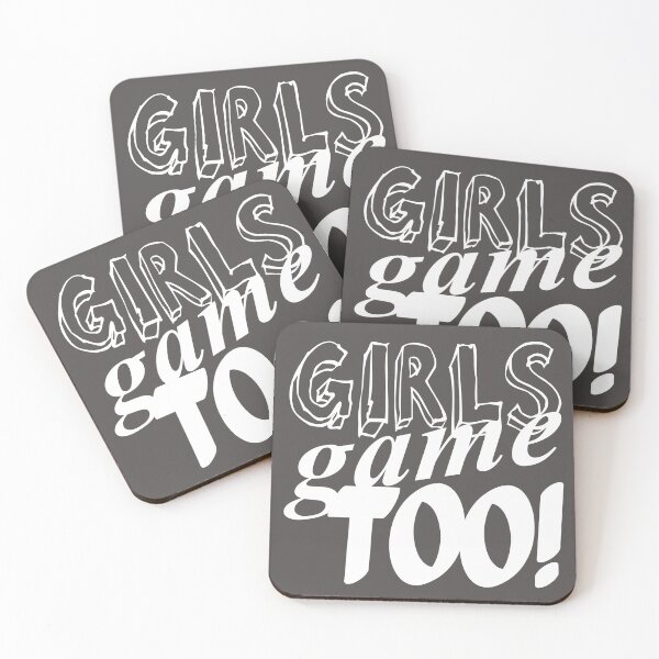 Item preview, Girls Game white designed and sold by Mandy Bailey.
