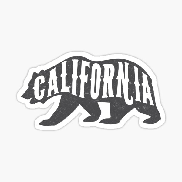 California Bear Sticker