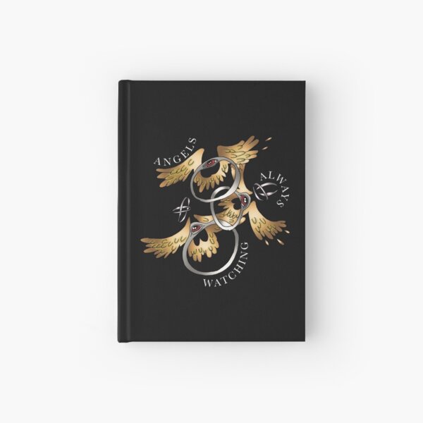 "Angels Always Watching" by Motel Gemini Hardcover Journal