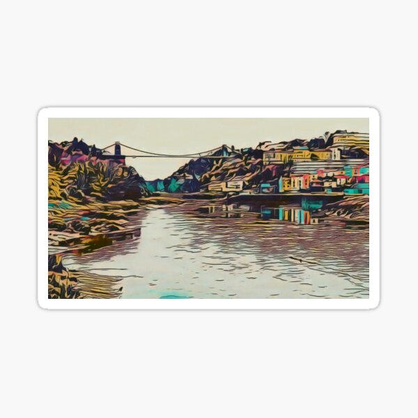 Item preview, Driftwood Floating Towards Clifton Suspension Bridge designed and sold by Frank-Vincent.